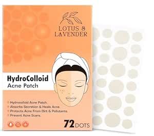 Lotus & Lavender Acne Pimple Patch (72 patch) | 2% Salicylic acid ...