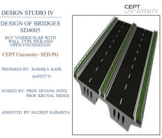 DESIGN OF BRIDGES | CEPT - Portfolio