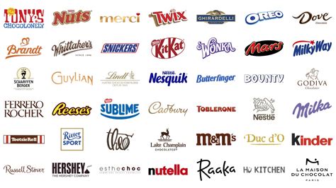 Chocolate Candy Logos _ Chocolate Logo Design – PZWK