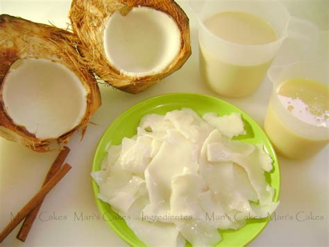 Young Coconut Dessert, DULCE de COCO TIERNO | Mari's Cakes (English)