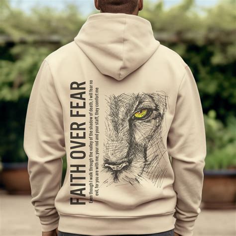 Faith Over Fear Hoodie, Faith Over Fear Sweatshirt, Christian Hoodie ...