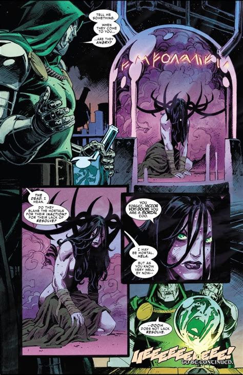 DOOM - I may be mortal, Hela. -- But as you know very well by now ...