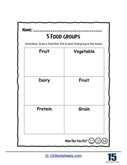 Image result for Basic Food Groups Live Worksheet
