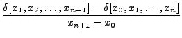 Lagrange's Interpolation formula