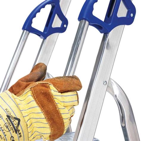 RS PRO | RS PRO 4 steps Step Ladder, 0.84m platform height, 0.82 mm ...