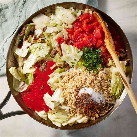 Unstuffed Cabbage Roll Skillet