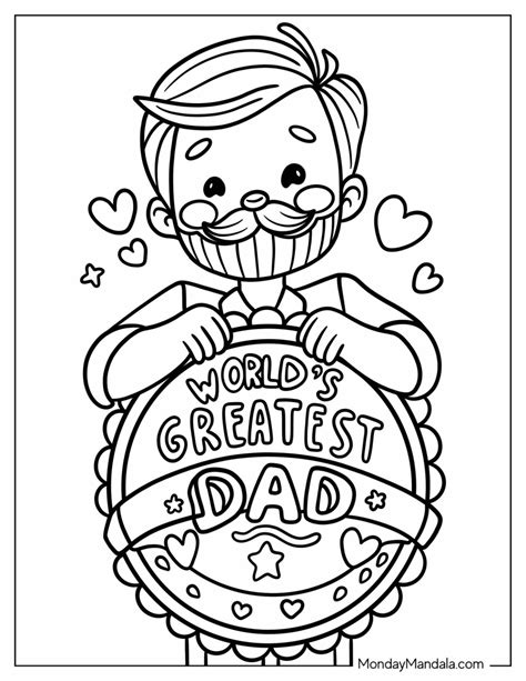 Fathers Day Coloring Pages