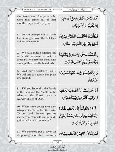 Surah Kahf - Online Download Translation PDF