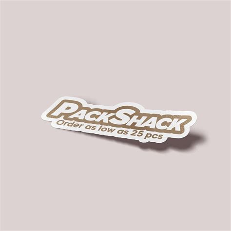 Custom Shape Cut Sticker – PackShack