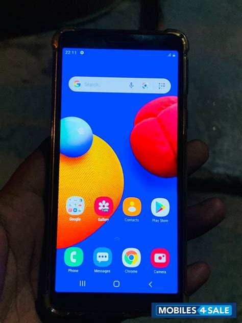 Used 2020 Samsung M01 Core 2gb 32gb for sale in New Delhi. Black colour ...