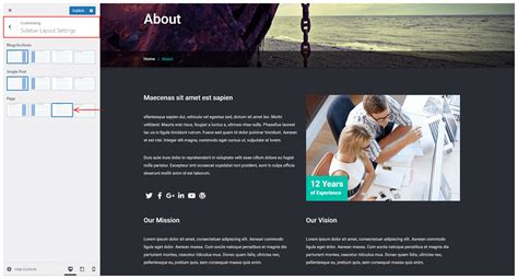 Image result for Customize Sidebar Layout