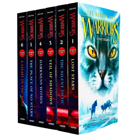 Warriors Cat: The Broken Code Book 1-6 Series 6 Books Collection Set By ...