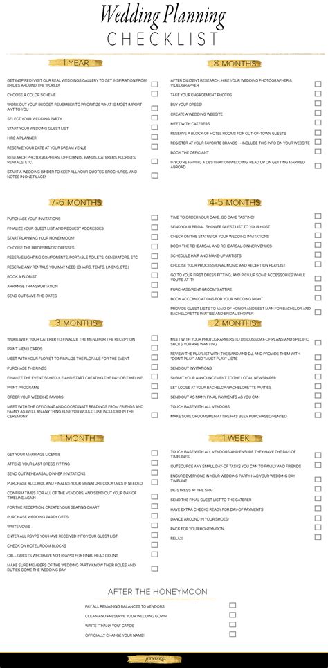 Wedding Planning Checklist | Junebug Weddings