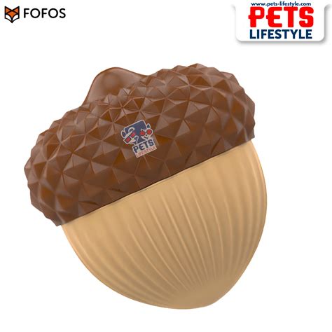 Buy FOFOS Harvest TPR Acorn Dog Toy | Durable TPR + Squeaker | Dental ...