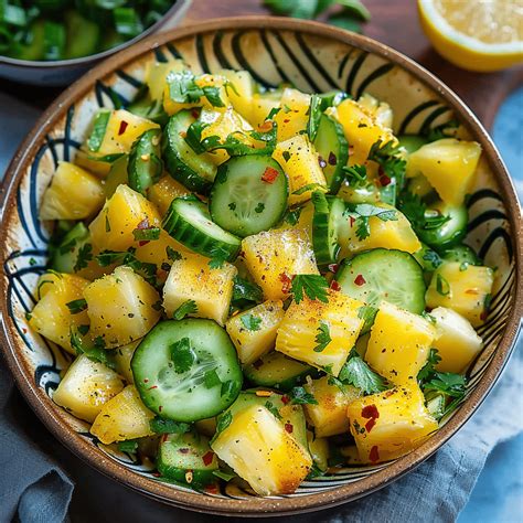 Pineapple Cucumber Salad Recipe That’s Fresh and Juicy