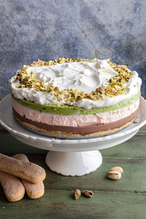 Spumoni Ice Cream Cake Recipe - An Italian in my Kitchen