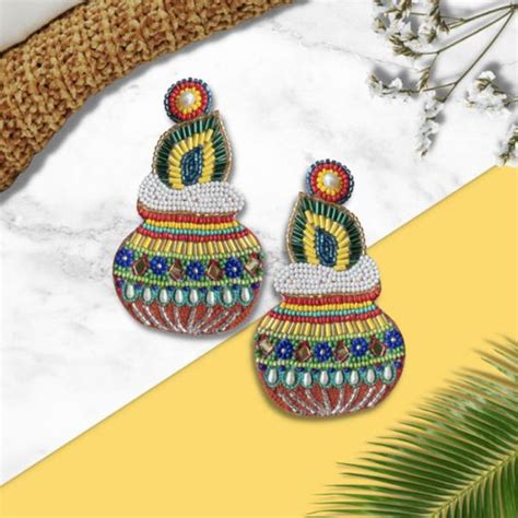 Handmade Beaded Indian Earrings – Page 4 – A Little Extra