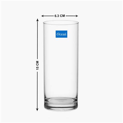 Buy OCEAN Fin Line Set of 6 Collin Glasses - 355ml from Ocean at just ...