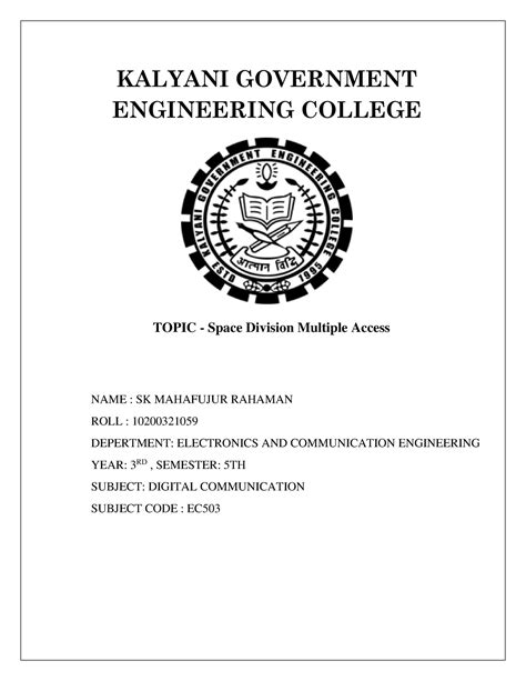 102003 21059 - MKLJJHO - KALYANI GOVERNMENT ENGINEERING COLLEGE TOPIC ...
