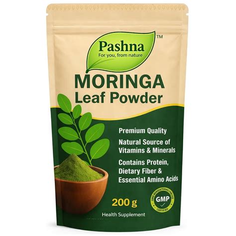 Pashna Moringa Leaf Powder 200g | Drumstick Leaves (Sahjan/Murungai ...