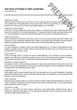 Image result for Folate DNA Synthesis