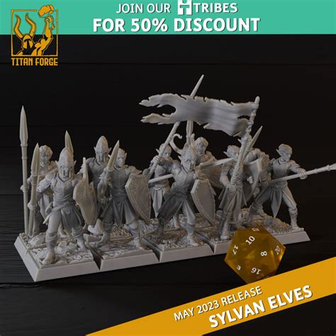Acheter Titan Forges – Sylvans Elves – 10x Forest Guards - My Figouz 3D ...