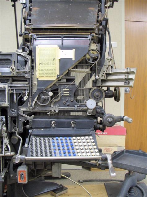 Image result for Model 8 Linotype Machine