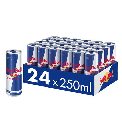 Red Bull Energy Drink 250ml (cartone da 24) : Amazon.it: Alimentari e ...