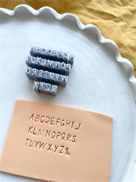Letter Stamps For Air Dry Clay at Patricia Mahmood blog