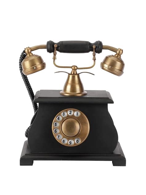 Buy VintiquE Vintage Collection Non Working Brass and Wooden Decorative ...