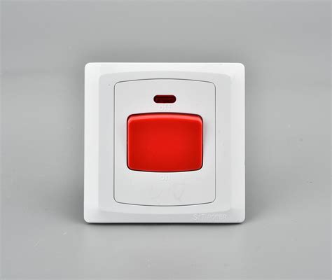 Custom Water Heater 1 Gang 45A Dp Electrical Wall Switch with Neon - Wall Switch and Electrical ...