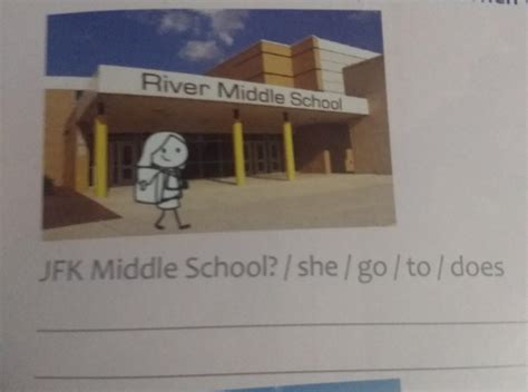 jfk middle school?/she/go/to/doesme ayudan - Brainly.lat