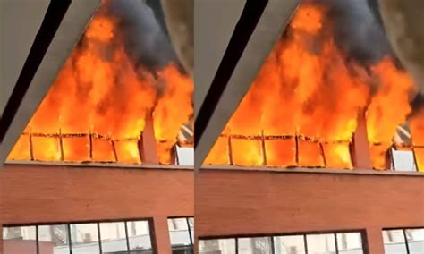 दिल्ली: पीतमपुरा के गुरु गोबिंद सिंह कॉलेज ऑफ कॉमर्स में भीषण आग ...