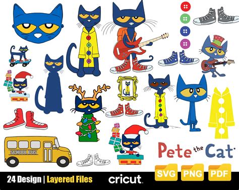 Pete The Cat Clipart
