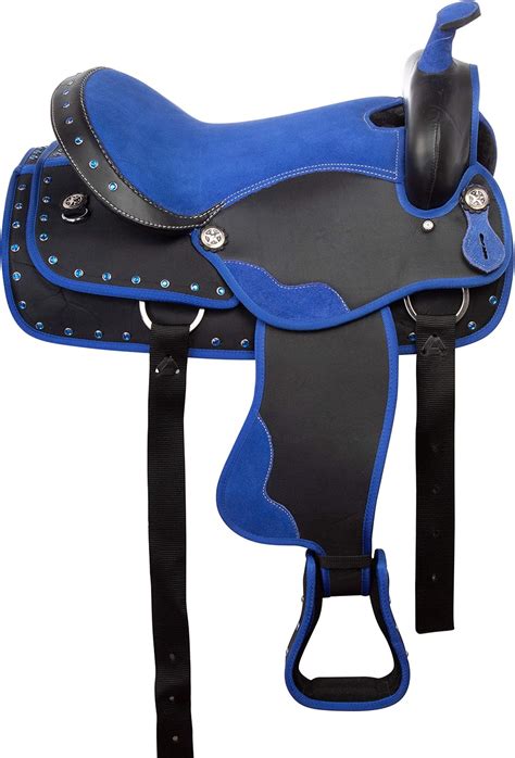 Buy Acerugs GAITED Bars Western Trail Black Synthetic Horse Saddle TACK ...