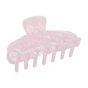 Hair Clip with Pearls, Hair Claw Clips Rugged for Girls (Sunset Red ...