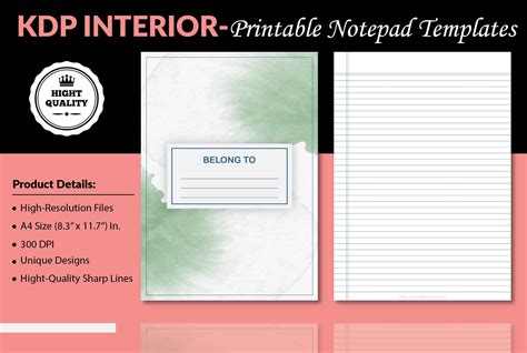 Image result for Printable Notepad