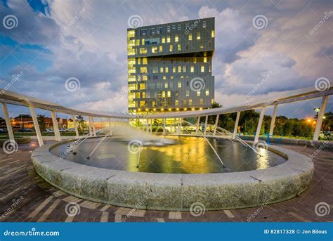 Fountains at First Ward Park, in Uptown Charlotte, North Carolina ...