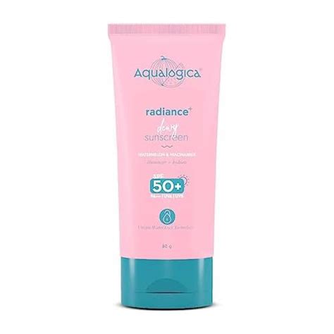 Aqualogica Radiance+ Dewy Sunscreen with Watermelon & Niacinamide with ...