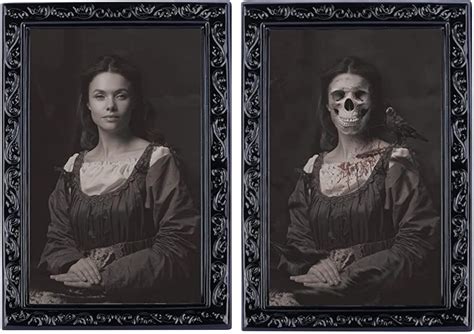 Amazon.com - Halloween Decoration 3D Changing Face Moving Gothic Horror ...