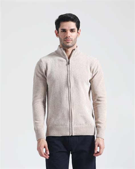 Men Zipper Sweater