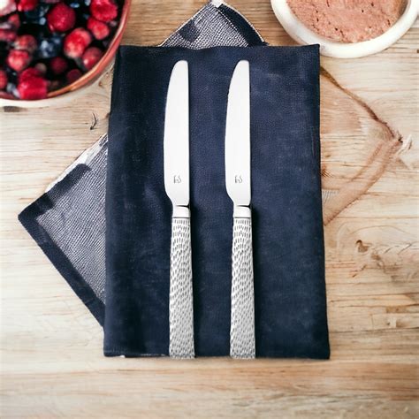 FnS Madrid Stainless Steel Dinner/Butter Knife set of 2