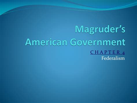 PPT - Magruder’s American Government PowerPoint Presentation, free ...