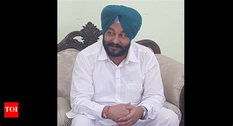 Ex-Punjab minister and BJP leader Gurpreet Singh Kangar stopped from ...