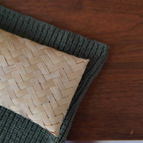 Bamboo pouch (3” x7”) – Ocher Studio