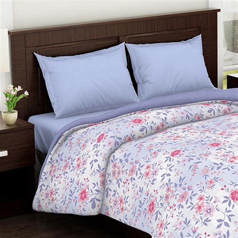 Buy SPACES Essentials Cotton Floral Print Double Quilt from Spaces at ...