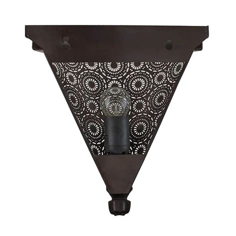 Moroccan Wall Trophy Concentric Circles Light shades, Engraved Wall Sc ...