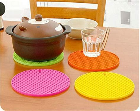 Sakoraware Trivet Mat Multipurpose Silicone Pot Holders,Anti Slip Hot ...