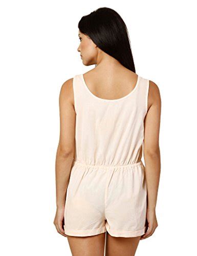Buy oxolloxo Women's Cotton Playsuit (S16295WOV002_L_Peach_Large) at ...
