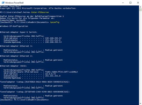 Remote PowerShell Session 的图像结果